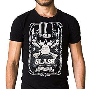 Liquid Blue Camiseta masculina Slash Bottle of Slash, Preto, G (CDs)