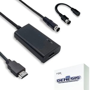 Cabo HDMI para Sega Genesis modelo 1/2/3, Sega CD, Sega CDX, Sega 32X, Sega Nomad, Console original Sega Master System (CDs)