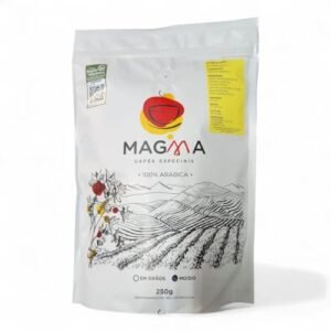 Café Especial Microlote Flor & Mel MOÍDO - 250g - 100% Arábica - Magma Cafés Especiais - Região Vulcânica (Café)