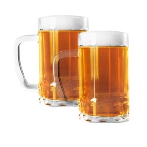 Kit 2 Caneca de Chopp e Cerveja Vidro 400 ml (Cervejas)