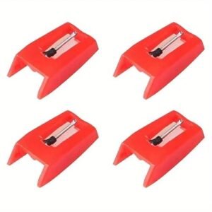 4 agulhas para toca-discos universais de substituição para toca-discos de vinil (Equipamentos)