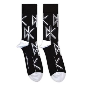 Rock Off officially licensed products Meias de tornozelo Dead Kennedys Dk Band Logo Repeat tamanho único (CDs)