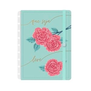 Capa e Contracapa Iscool Disc Para Caderno M Opulence Que Seja Leve Turquesa (Discos de Vinil)