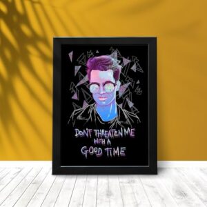 Ultrav Store, Quadro Panic! At The Disco 5 Brandon Urie Tamanho:A4 (CDs)