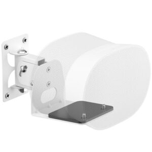 Chunxiao Suporte de parede para alto-falante Sonos Era 300, inclinação +15°/-30° e giratório ± 30° Suporte de parede ajustável para suporte de parede Era 300 com gerenciamento de cabos para som (Equipamentos)