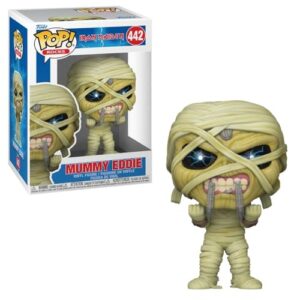Boneco Funko Pop! Rocks Iron Maiden - Múmia Eddie (Discos de Vinil)