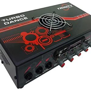 Amplificador de Mesa Trinity Turbo Dance Com BLUETOOTH, Entrada USB e Rádio FM 5.1 300W RMS 2 Canais - Ideal Para Som de Igrejas Lojas Casa (Personalizado) (Equipamentos)