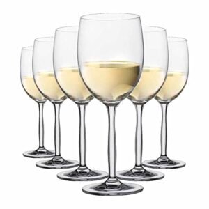 Ruvolo, Taça de Vinho Ritz de Cristal, Taça para Vinho Branco 6 Pcs, 335ml (Vinhos)