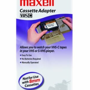 Maxell Adaptador Cassete VHS-C (290060) (CDs)