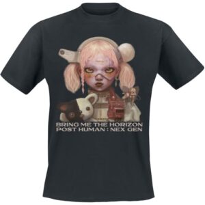 Bring Me The Horizon Camiseta Nex Gen Cover Official Unissex Preta, Preto, XGG (CDs)