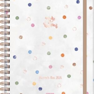 Jandaia - Agenda Planner Neo 175x242mm CD 80 fls Datada La Creme - 2026 (CDs)