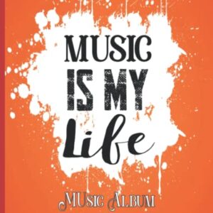 Music Is My Life Music Album Log Book: A Vinyl Collector Log Book | Personal Vinyl Log Book Gift For Son, Daughter, Brother, Sister Mom, Dad | Cd ... Keep log Book | Organizer Vintage Vinyl Book - Publication, Jhonson (CDs)
