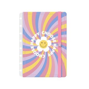 Capa e Contracapa Iscool Disc Para Caderno P Retro Choose Happy (CDs)