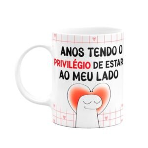 JPS INFO, Caneca Florkito Namorados - O privil�gio de t� ao meu lado (Café)