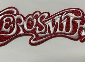 C&D Visionary Emblema do logotipo do Aerosmith, vermelho, branco (CDs)