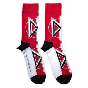 Rock Off officially licensed products Meias de tornozelo com logotipo da banda Dead Kennedys tamanho único (CDs)