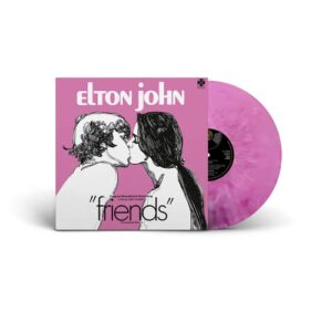 Friends - Exclusive Limited Edition Pink Colored Vinyl Soundtrack LP - Elton John (Discos de Vinil)