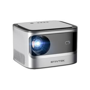 BYINTEK Projetor Portátil Android WiFi,X25 Mini Projetor Alto-falantes estéreo Hi-Fi,900 ANSI Full HD com Suporte 4K e Autofoco,Ideal para Cinema em Casa e Filmes ao Ar Livre (Equipamentos)