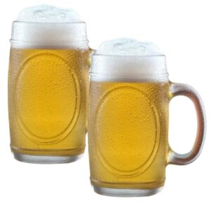Kit Com 6 Canecas De Vidro Chopp Cerveja Bar Restaurante Padaria 350 Ml(2 Unidades) (Cervejas)