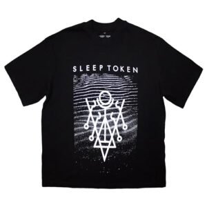 Camiseta tamanho grande com logotipo Sleep Token Give Band Edição Limitada 999, Preto, G (CDs)