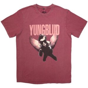 Rock Off officially licensed products Camiseta masculina Yungblud Wings Red Wash, Lavagem vermelha, GG (CDs)