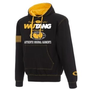 Wu-Tang Clan Moletom com capuz mundial, Preto, P (CDs)