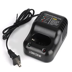 Choerinton Carregador de bateria de substituição para 900200 900476 902667, carregador de ferramenta química duplo compatível com Paslode 7,2 V Li-ion e bateria de 6V Ni-CD/Ni-MH 404400, 900400 (CDs)
