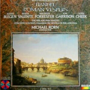 Handel: Roman Vespers - Michael Korn (CDs)
