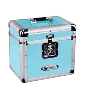 Odyssey Série Vintage Sky Blue 30.5 cm Vinyl Records ou LP Case, comporta 70 peças (Discos de Vinil)