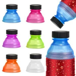 Pacote com 6 tampas de lata de refrigerante - capas premium para refrigerante, cerveja, bebidas energéticas, suco e seltzer (Cervejas)