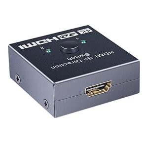 Chaveador Swither Seletor Divisor Hdmi 2.0 2x1 1x2 4k 60Hz (Equipamentos)