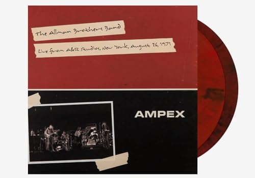 Live From A&R Studios New York August 26 1971 - Exclusive Limited Edition Red & Black Marble Colored Vinyl 2LP - The Allman Brothers Band (Discos de Vinil)