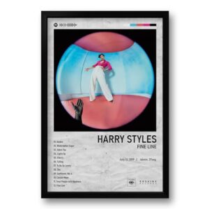 Genérico Quadro Álbum Spotify Fine Line - Harry Styles - 40x60cm (CDs)
