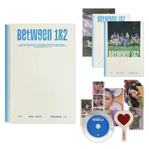 TWICE - [BETWEEN 1&2] (Pathfinder Ver.)Photobook + CD-R + BOX + Polaroid + Postcard + Sticker + Message Photocard + Heart Glass + Folded Poster + Photocard + 2 Pin Button Badges - TWICE (CDs)