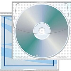 Univenture – Manga de CD/DVD modificada para Jewelpak com mangas seguras, 13,3 x 12,7 cm – Capa com 1000 (CDs)