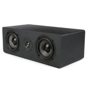Micca MB42X-C alto-falante central avançado para home theater, som surround, passivo, bidirecional (preto, cada) (Equipamentos)