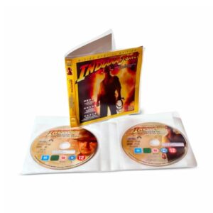 Tarifold DJOIS Capa protetora para armazenamento de disco Blu-Ray - Polipropileno Orange Peel de 120 mícrons - 50 mangas - Capacidade de 100 unidades - Durável - Feito na Dinamarca (CDs)