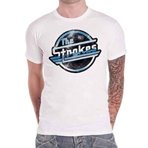 Camiseta masculina Strokes envelhecida OG Magna Slim Fit, Branco, XGG (CDs)