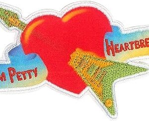 C&D Visionary Tom Petty Patch com logotipo original, vermelho, amarelo, azul (CDs)