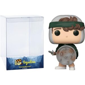 Funko Dustin: Pacote de estatueta de vinil para TV com 1 protetor gráfico compatível (1463-72137 - B) (CDs)