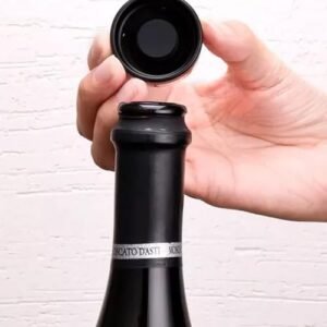 Rolha Para Garrafa de Vinho ou Espumante – Tampa Hermética Reutilizável à Vácuo, Preserva o Sabor - NEXUS MARKET (Vinhos)