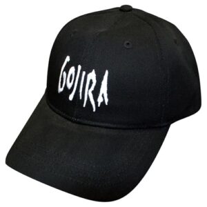 Rock Off officially licensed products Boné de beisebol com logotipo da banda Gojira tamanho único preto (CDs)