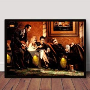 Quadro Elvis Presley James Dean Marilyn Monroe Cinema Arte (CDs)