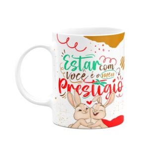 JPS INFO, Caneca P?scoa Doce - Estar com voc? ? o meu prest?gio (Café)