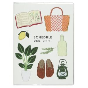 Greeting Life Yusuke Yonezu Notebook 2026 A6 Monthly Soft Cover Tool CD-1390-YZ (Starts on December 2025) (CDs)
