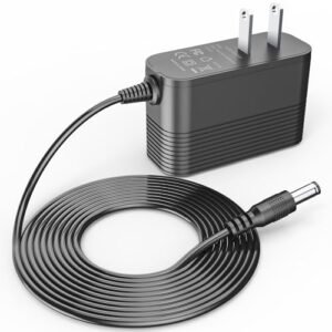 VOJSALDR Adaptador De Energia De 12 V Para Alto-Falantes De Toca-Discos Compatível Com Lp&No.1, Sony, 1Byone, Audio-Technica, Adaptador De Cabo De Energia Para Alto-Falantes De Toca-Discos (Equipamentos)