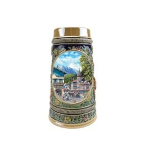 Caneca de cerveja "Verão na Alemanha" Beer Stein da E.H.G (nº 1 em coleção de quatro canetas) | 0,50 litros (Cervejas)
