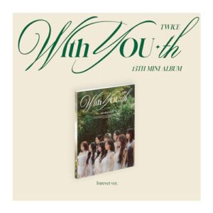 [JYP Shop POB Exclusive] Twice with You-th 13th Mini Album Standard Forever Version JYP SHOP POB+CD+1p Letter Poster+PhotoBook+5p PhotoCard+1p 3Cut PhotoCard+1p Film Card+1ea Sticker+Tracking Sealed (CDs)