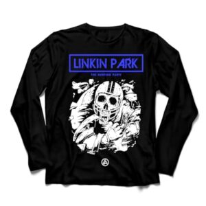 Ultrav Store, Camiseta Manga Longa Masculina Linkin Park Cor:Preta;Tamanho:M (CDs)