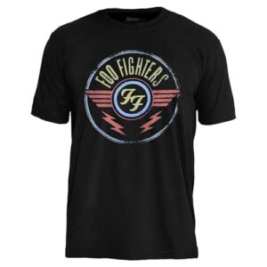 Camiseta Foo Fighters Stamp Rockwear | Moda, Bandas, Estilo Alternativo, Rock, Oficial. (BR, Alfa, PP, Regular, Logo 5) (CDs)